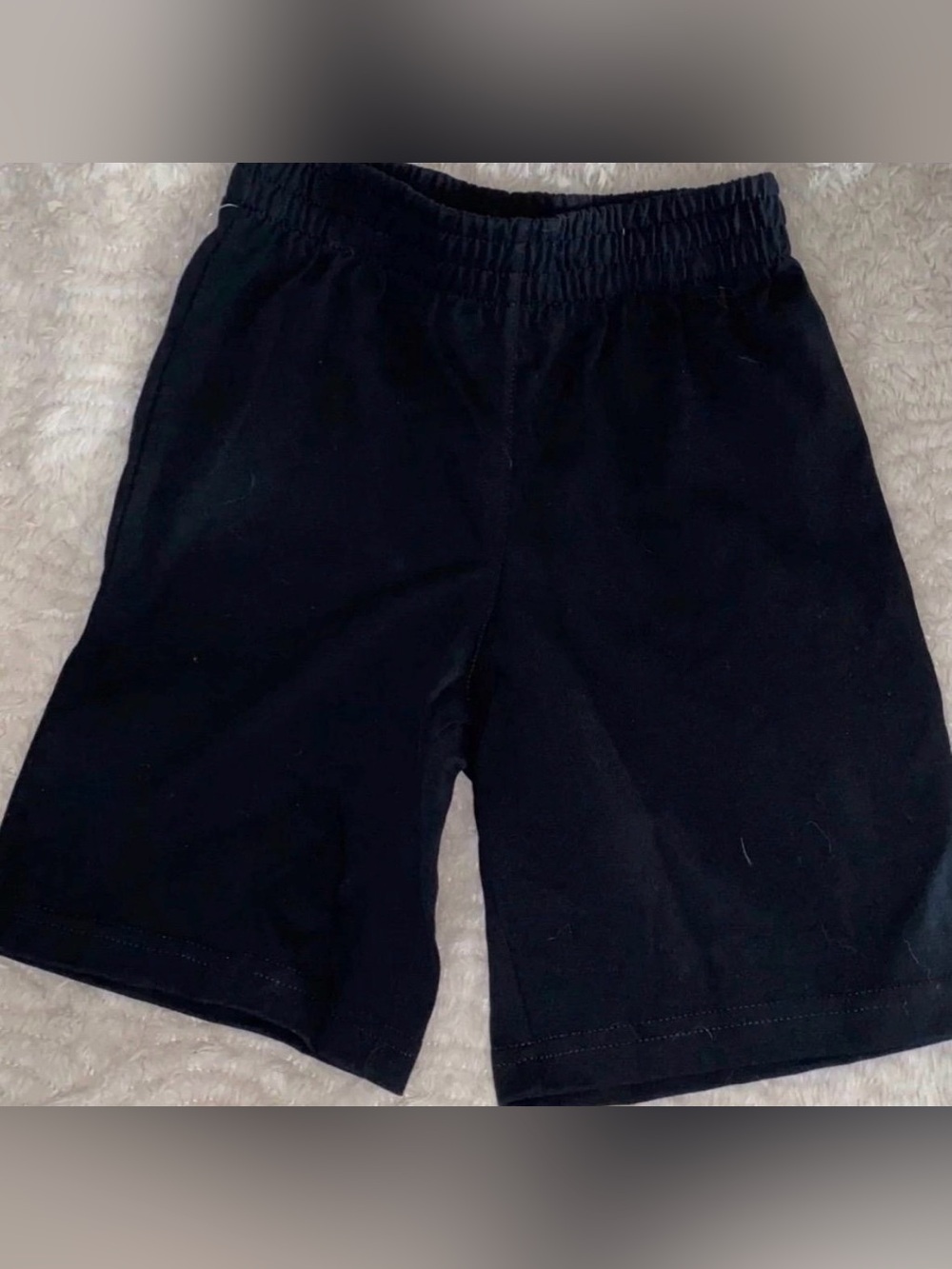 💞 New Baby & Todder Boys 5T Black Knit Shorts